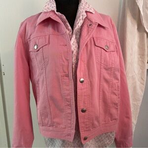 Ralph Lauren pink jeans jacket, size L